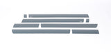 Putco 15-19 GMC Sierra HD Crew Cab Dually (8pcs) Black Platinum Rocker Panels - 9751235BP