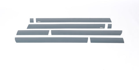 Putco 15-19 GMC Sierra HD Crew Cab Dually (8pcs) Black Platinum Rocker Panels - 9751235BP