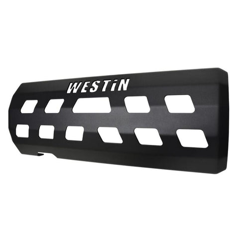 Westin 18-22 Jeep Wrangler JL (Excl. 4xe) Muffler Skid Plate - Tex. Blk - 42-21105