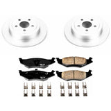Power Stop 96-00 Plymouth Breeze Rear Z17 Evolution Geomet Coated Brake Kit - CRK1687