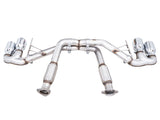 AWE Tuning 2020 Chevrolet Corvette (C8) Track Edition Exhaust - Quad Chrome Silver Tips - 3020-42080