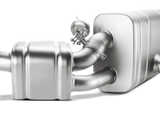 Akrapovic 12-15 Porsche Boxster (981) Slip-On Line (Titanium) w/ Titanium Tips - S-PO981SO-HT/1
