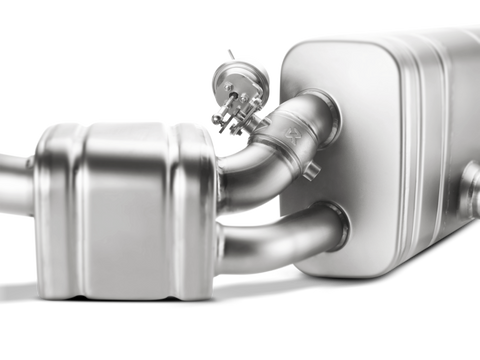 Akrapovic 12-15 Porsche Boxster (981) Slip-On Line (Titanium) w/ Titanium Tips - S-PO981SO-HT/1