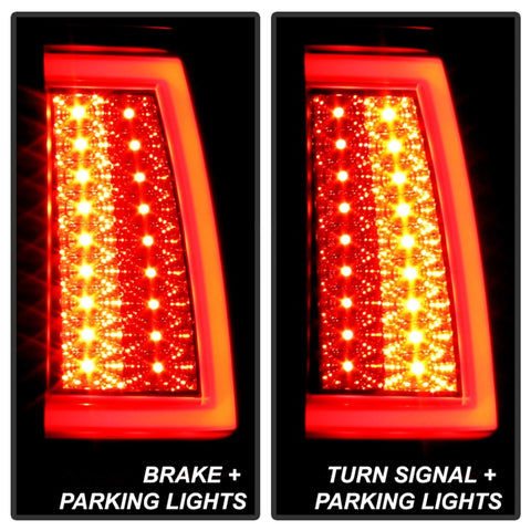 Spyder 03-06  Chevy Silverado (Does Not Fit Stepside) Version 2 LED Tail Lights - Black Smoke - 5083272
