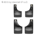 WeatherTech 04-08 Ford F-150 No Drill Mudflaps - Black - 110002-120002