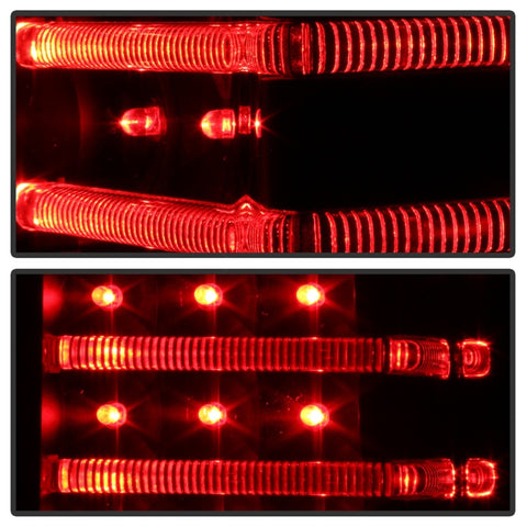xTune Hummer H3 06-09 ( Non H3T ) LED Tail Lights Black ALT-ON-HH306-LED-BK - 5017697