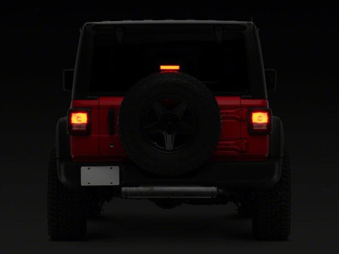 Raxiom 18-23 Jeep Wrangler JL Axial Series Hyper Flash LED Third Brake Light- Red - J140395-JL