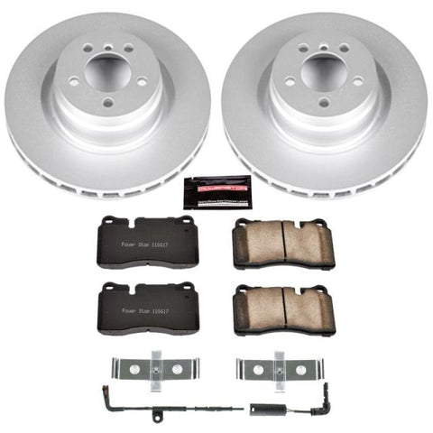 Power Stop 06-09 Land Rover Range Rover Front Z23 Evolution Sport Coated Brake Kit - CRK5424