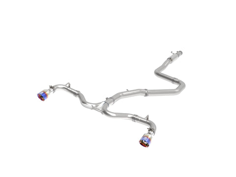 aFe Takeda 304SS Cat-Back Exhaust w/Blue Flame Tips 2018 Hyundai Elantra GT Sport I4 1.6L (t) - 49-37003-1L