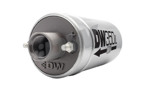 DeatschWerks 350 LPH DW350iL In-Line External Fuel Pump (No Bracket) - 9-350