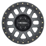 Method MR309 Grid 18x9 +18mm Offset 8x6.5 130.81mm CB Titanium/Black Street Loc Wheel - MR30989080818