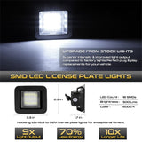 xTune 05-18 Ford F150 T10 Connector LED License Plate Bulb Assembly White 5500K LAC-LP-FF15015 -Pair - 9045158