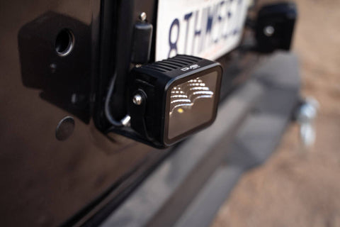 DV8 Offroad 18-22 Jeep Wrangler JL Spare Tire Delete Kit w/Light Mounts - TSJL-03