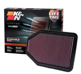 K&N 07-10 Jeep Wrangler 3.8L V6 Drop In Air Filter - 33-2364