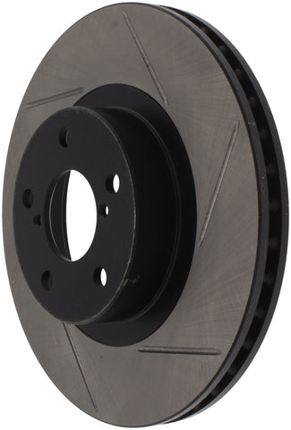 StopTech Power Slot 00-05 Legacy / 7/98-08 Impreza Front Left SportStop Slotted Rotor - 126.47012SL