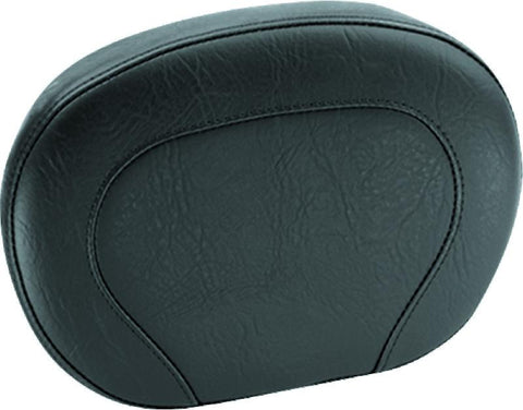 Mustang Harley Setback Vintage Sissy Bar Pad Low Medallion Style (12 inch x 9 inch) - Black - 76459