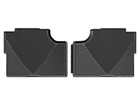 WeatherTech 17+ Ford F-250 / F-350 / F-450 / F-550 Crew Cab Rear Rubber Mats - Black - W409