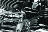 Kuryakyn Ball Joint With Short Stud Right Hand Female 5/16in-24 Threads Chrome - 9046