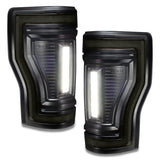 Oracle Lighting 17-22 Ford F-250/350 (Black Series) Flush Mount LED Tail Lights - 5896-504-T