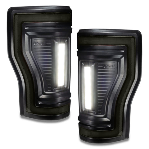 Oracle Lighting 17-22 Ford F-250/350 (Black Series) Flush Mount LED Tail Lights - 5896-504-T