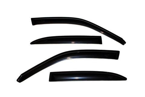 AVS 98-02 Mazda 626 Ventvisor Outside Mount Window Deflectors 4pc - Smoke - 94145