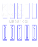 King Toyota 2AR-FE/ 2AR-FXE (Size 0.05) Main Bearing Set - MB5810SI0.5