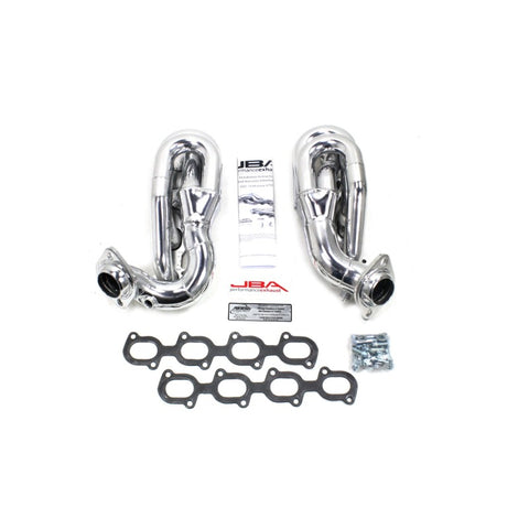 JBA 07-14 Ford GT500 5.4/5.8L 4V 1-5/8in Primary Silver Ctd Cat4Ward Header - 1695SJS