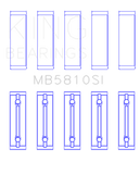 King Engine Bearings Toyota 2AR-FE, 2AR-FXE Crankshaft Main Bearing Set - MB5810SI