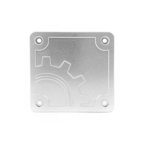 BuiltRight Industries 2020 Jeep Gladiator Bed Plug Plate Cover (Alum) - Silver - 110015