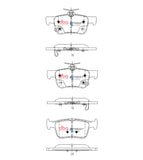 DBA 2019+ Honda Accord 2.0L Hybrid Street Series Rear Brake Pads - DB15152SS