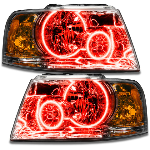 Oracle 03-06 Ford Expedition SMD HL - Chrome - ColorSHIFT w/ Simple Controller - 7153-504
