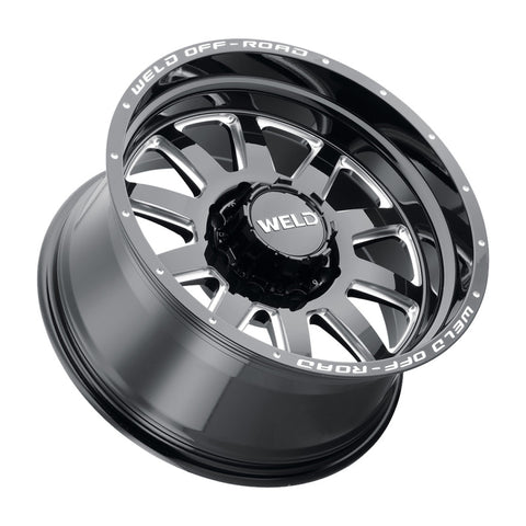 Weld Off-Road W102 20X12 Stealth 8X170 ET-44 BS4.75 Gloss Black MIL 125.1 - W10202017475