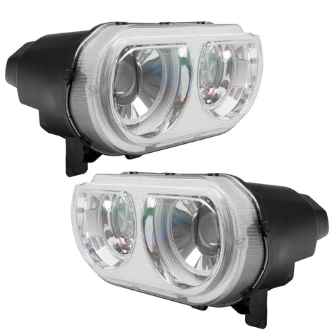 Oracle 08-14 Dodge Challenger SMD HL (HID Style) - ColorSHIFT w/o Controller - 7132-334