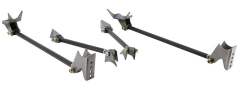 Ridetech Universal Weld-in Triangulated 4 Link Kit Black Powdercoated - 18987999