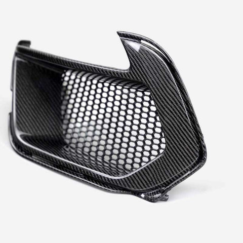 Anderson Composites 21-22 Ford Mustang Mach 1 Carbon Fiber Air Duct Bezels - AC-ADB21FDMUM1