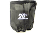 K&N Universal Precharger Round Tapered Air Filter Wrap Black 7.5in Base ID x 7in Top ID x 8in Height - 22-8050PK