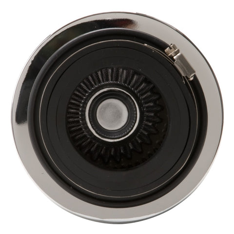 Edelbrock Air Filter Pro-Flo Series Conical 3 7In Tall Black/Chrome - 43610