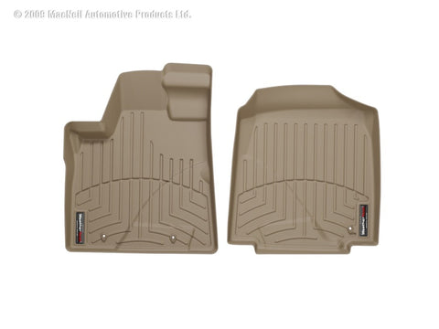 WeatherTech 06-08 Honda Pilot Front FloorLiner - Tan - 450591