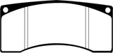 EBC Ford Saleen Mustang Alcon front calipers Redstuff Front Brake Pads - DP3016C