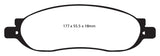 EBC 05-07 Ford F250 (inc Super Duty) 5.4 (2WD) Yellowstuff Rear Brake Pads - DP41778R