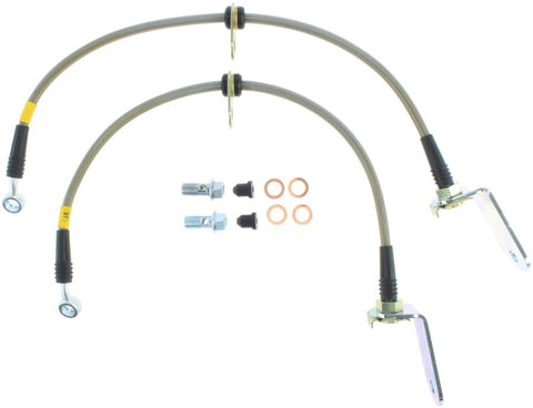 StopTech 06-09 Honda Civic EX Rear SS Brake Lines - 950.40511