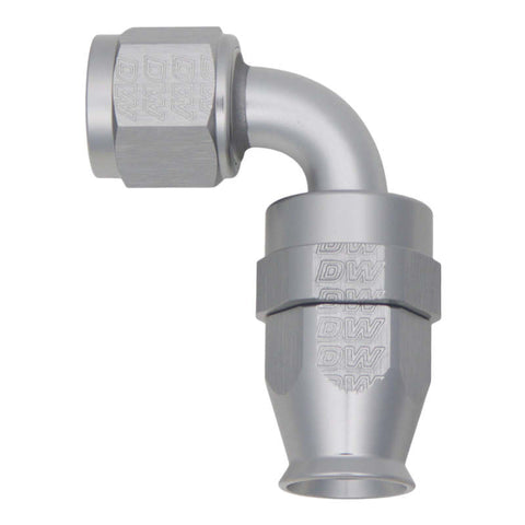 DeatschWerks 8AN Female Swivel 90-Degree Hose End PTFE (Incl. 1 Olive Insert) - 6-02-0856