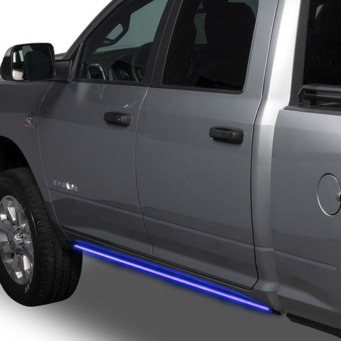 Putco 19-23 Dodge Ram E Blade Sideliner Blade Rocker Kit Red & Blue LEDs - 901601660