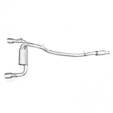 Stainless Works 2016-18 Ford Focus RS 3in Catback Vintage Round Muffler 5in Tips - FCRS16CB