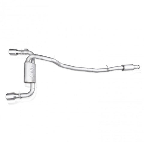 Stainless Works 2016-18 Ford Focus RS 3in Catback Vintage Round Muffler 5in Tips - FCRS16CB