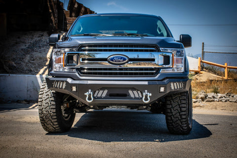 DV8 Offroad 2018+ Ford F-150 Front Bumper w/ Light Holes - FBFF1-08