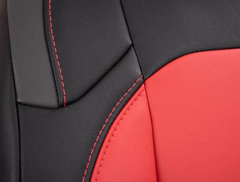 PRP Jeep Wrangler JL Front Seat Covers - 2 door- with Molle Back (Pair) - Black/Purple - B038-08