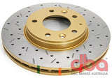 DBA 03-05 Mazda 6 Front 4000 Series Drilled & Slotted Rotor - 42953XS