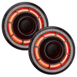 ORACLE Lighting 0718 Jeep Wrangler JK Oculus 7in ColorSHIFT Bi-LED Projector Headlights - 5876-504