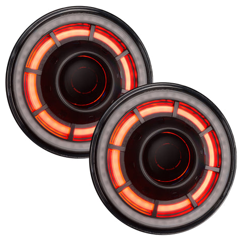 ORACLE Lighting 0718 Jeep Wrangler JK Oculus 7in ColorSHIFT Bi-LED Projector Headlights - 5876-504